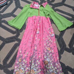 Vintage 1960s Long Dress (size small)